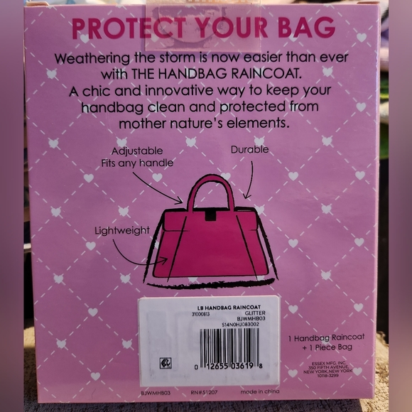 Betsey Johnson Handbag Raincoat NWT - Picture 5 of 6